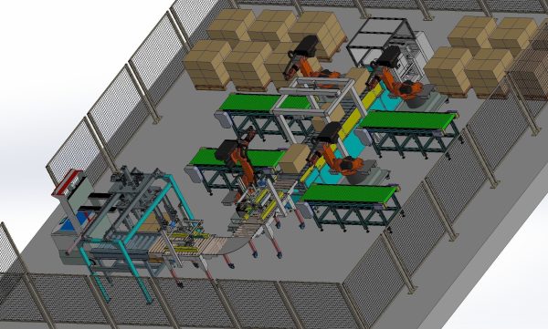 Carton production line