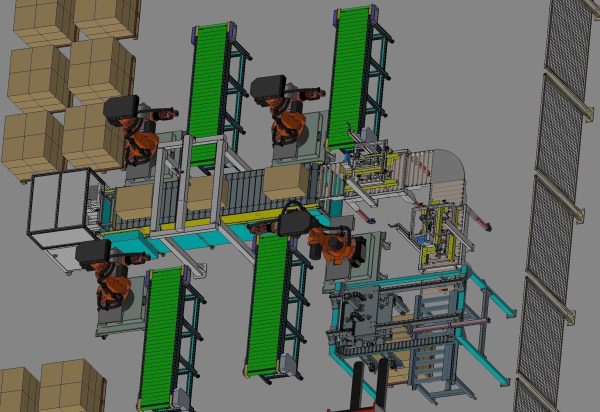 Carton production line