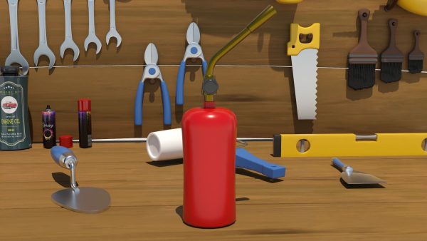 Cartoon Hand Tool Set
