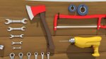 Cartoon Hand Tool Set