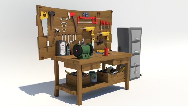 Cartoon Hand Tool Set