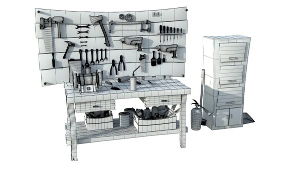 Cartoon Hand Tool Set