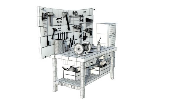 Cartoon Hand Tool Set