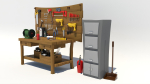 Cartoon Hand Tool Set