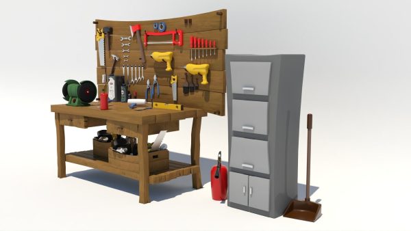 Cartoon Hand Tool Set
