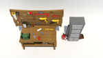 Cartoon Hand Tool Set