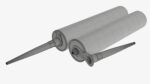 Cartridge sealant open close mockup