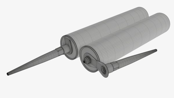 Cartridge sealant open close mockup