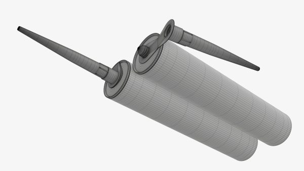 Cartridge sealant open close mockup