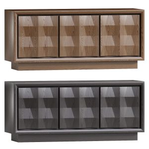 Carved Pattern Media Console