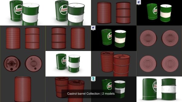 Castrol barrel Collection