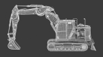 Cat 313 Excavator Triple Arm