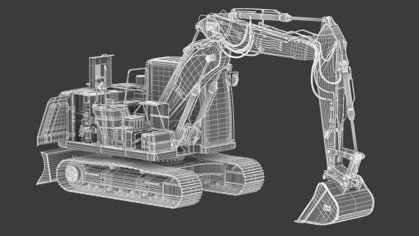 Cat 313 Excavator Triple Arm