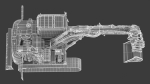 Cat 313 Excavator Triple Arm