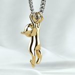 Cat Gold or Silver Pendant