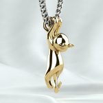 Cat Gold or Silver Pendant