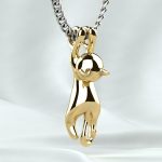 Cat Gold or Silver Pendant