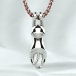 Cat Gold or Silver Pendant