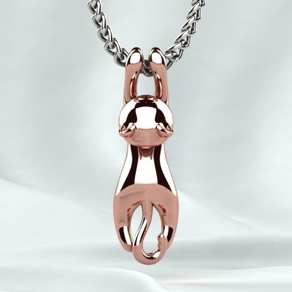 Cat Gold or Silver Pendant