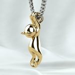 Cat Gold or Silver Pendant