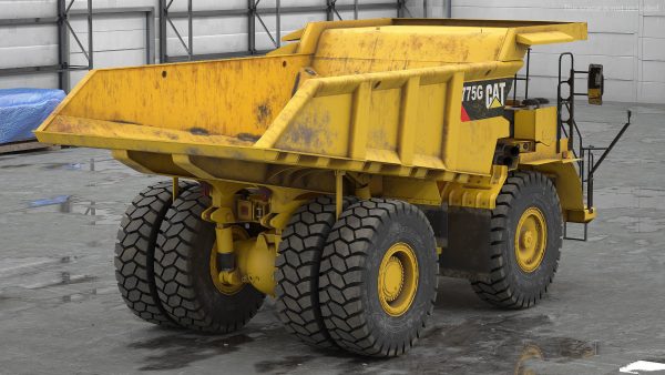 Caterpillar 775G Off Highway Truck Dirty