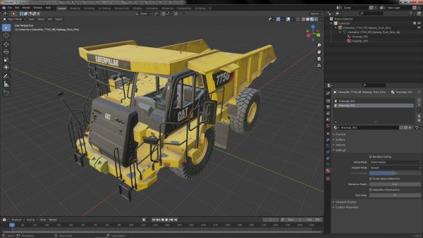 Caterpillar 775G Off Highway Truck Dirty