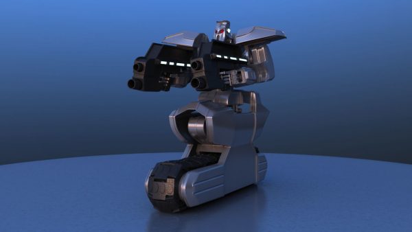 Caterpillar Inline Skate Battle Robot