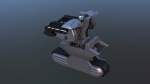 Caterpillar Inline Skate Battle Robot
