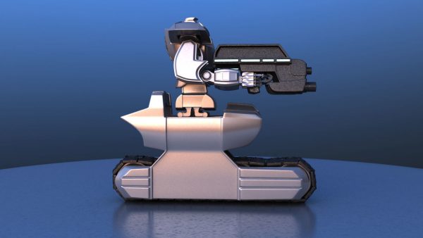 Caterpillar Inline Skate Battle Robot