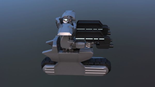 Caterpillar Inline Skate Battle Robot