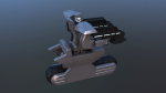 Caterpillar Inline Skate Battle Robot