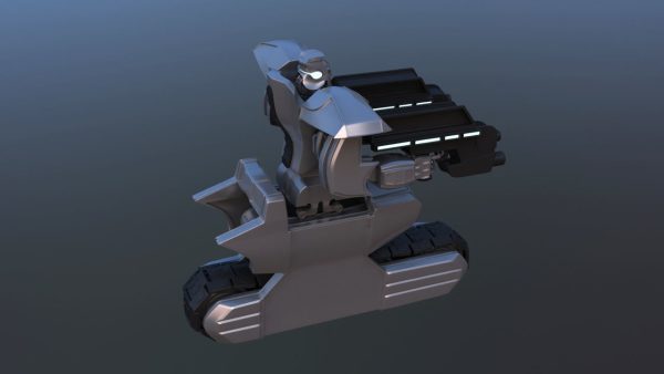 Caterpillar Inline Skate Battle Robot