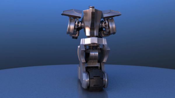 Caterpillar Inline Skate Battle Robot