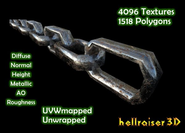 Chain - PBR - Dirty Textured
