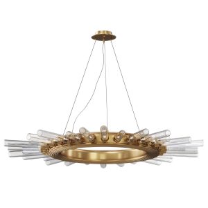 Chandelier Art Deco Sun Light