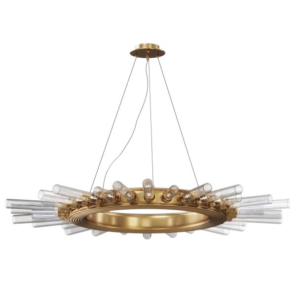 Chandelier Art Deco Sun Light
