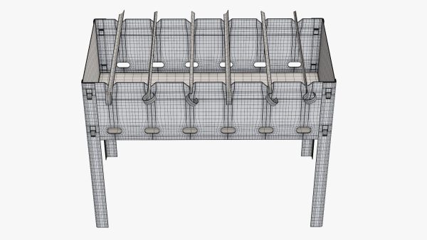 Charcoal grill bbq skewer steel