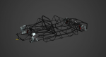 Chassis Frame - Ferrari 312p Spyder