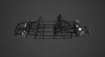 Chassis Frame - Ferrari 312p Spyder