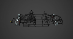Chassis Frame - Ferrari 312p Spyder