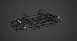 Chassis Frame - Ferrari 312p Spyder