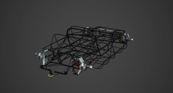Chassis Frame - Ferrari 312p Spyder