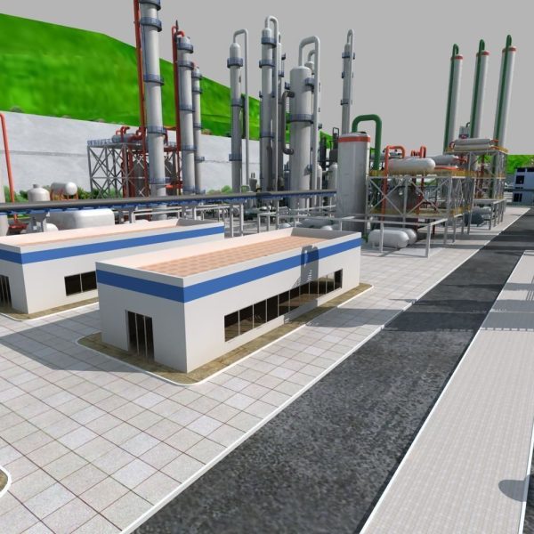 Chemical Factory Scene