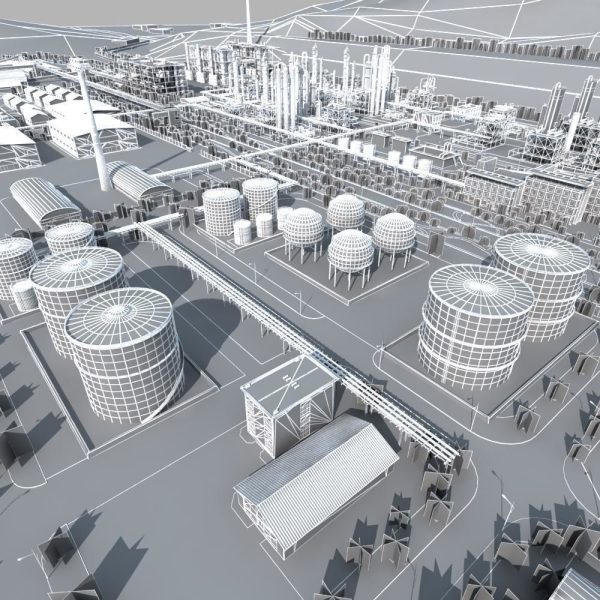 Chemical Factory Scene