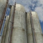 Chemical Silos Low Poly 3d Moldel