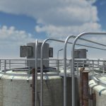 Chemical Silos Low Poly 3d Moldel
