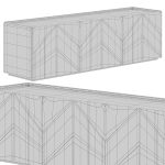CHEST OF DRAWERS PICA LACQUER 026735 by Stels