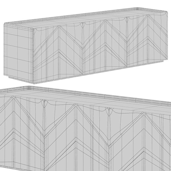 CHEST OF DRAWERS PICA LACQUER 026735 by Stels