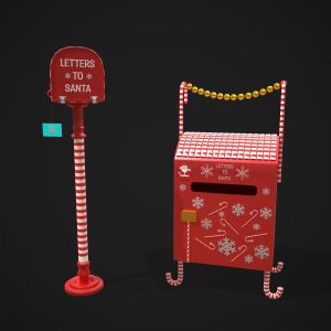 Christmas Santas Mail Boxes