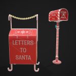 Christmas Santas Mail Boxes